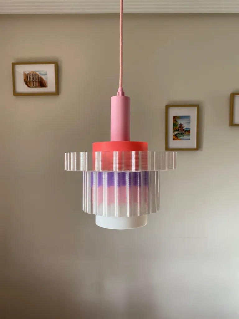 Glowy Hanging Lamp - The Pinky