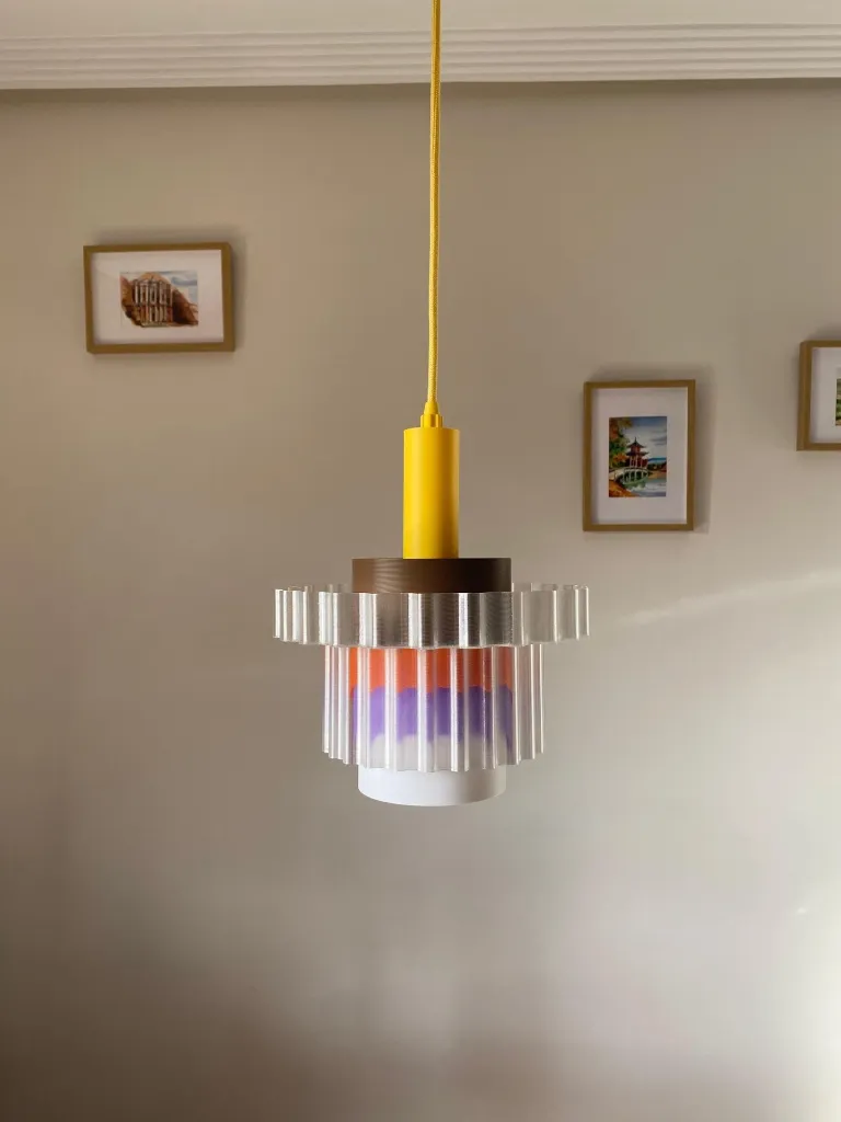 Glowy Hanging Lamp - The Brownie